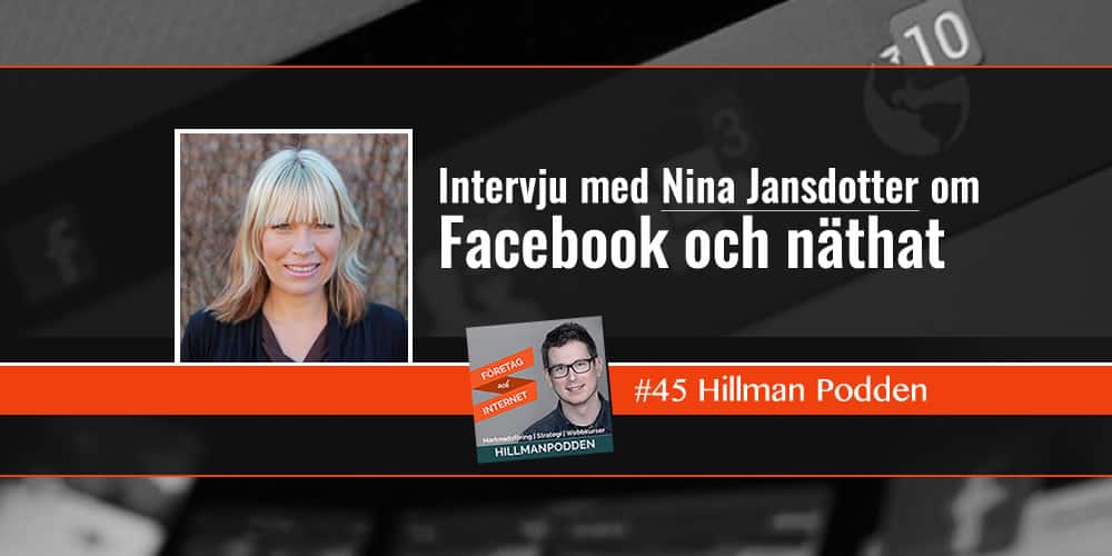 #45 Intervju med Nina Jansdotter – social media expert